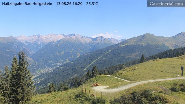 Archived image Webcam Haitzingalm View - Bad Hofgastein