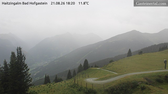 Archiv Foto Webcam Bad Hofgastein: Ausblick Haitzingalm
