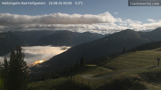 Archiv Foto Webcam Bad Hofgastein: Ausblick Haitzingalm