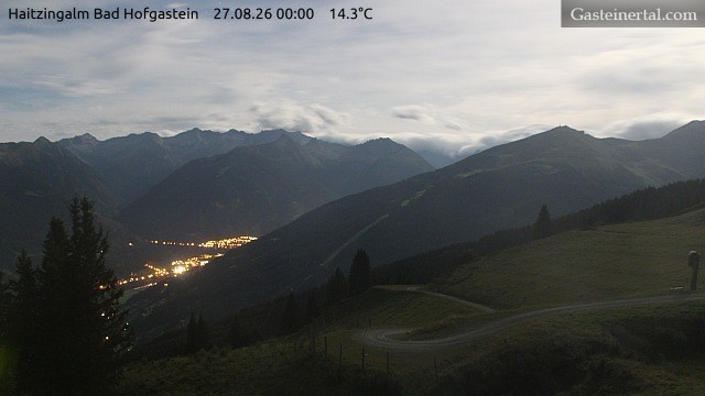 Archiv Foto Webcam Bad Hofgastein: Ausblick Haitzingalm