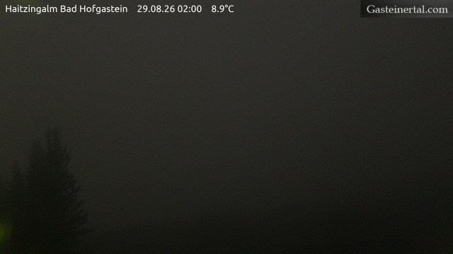 Archiv Foto Webcam Bad Hofgastein: Ausblick Haitzingalm