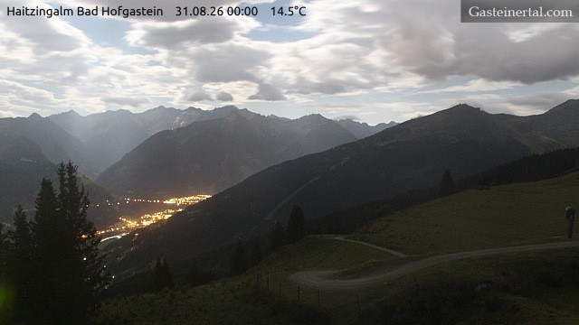 Archiv Foto Webcam Bad Hofgastein: Ausblick Haitzingalm