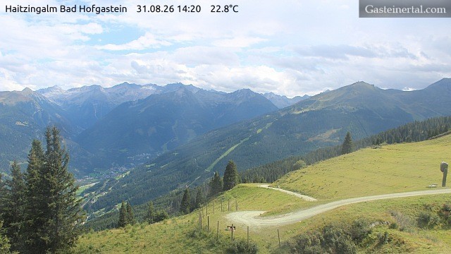 Archived image Webcam Haitzingalm View - Bad Hofgastein