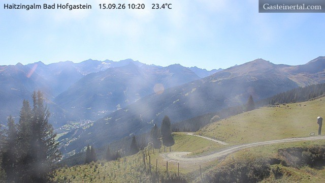Archived image Webcam Haitzingalm View - Bad Hofgastein