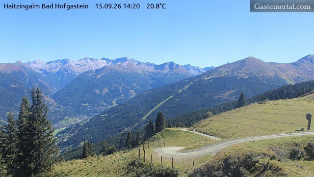 Archived image Webcam Haitzingalm View - Bad Hofgastein