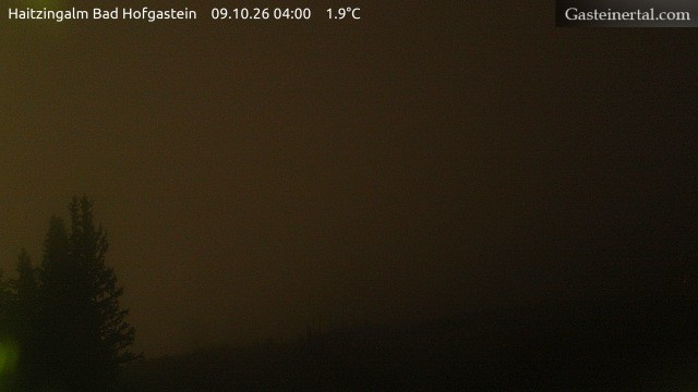 Archiv Foto Webcam Bad Hofgastein: Ausblick Haitzingalm