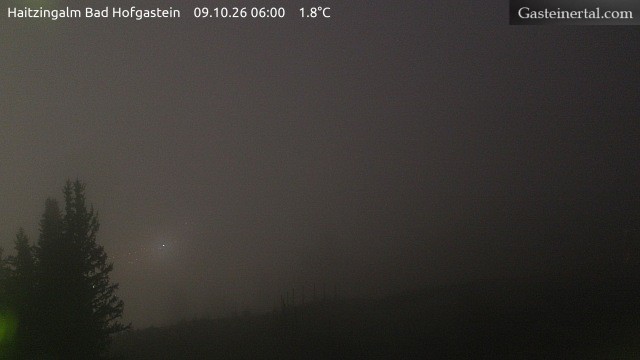 Archiv Foto Webcam Bad Hofgastein: Ausblick Haitzingalm