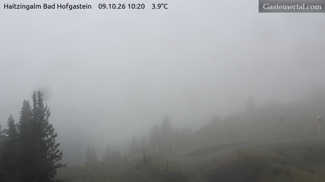 Archiv Foto Webcam Bad Hofgastein: Ausblick Haitzingalm
