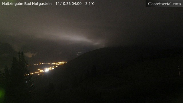 Archiv Foto Webcam Bad Hofgastein: Ausblick Haitzingalm