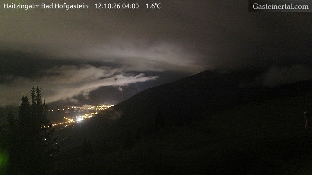 Archiv Foto Webcam Bad Hofgastein: Ausblick Haitzingalm