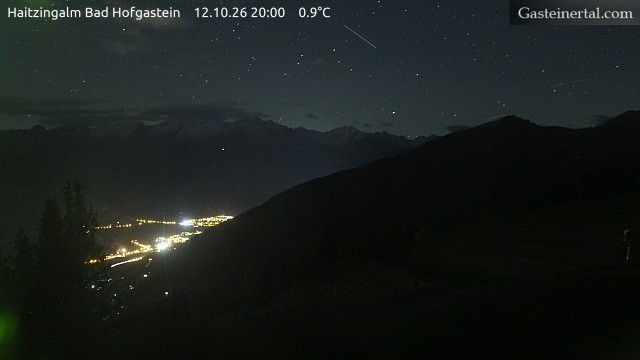 Archiv Foto Webcam Bad Hofgastein: Ausblick Haitzingalm