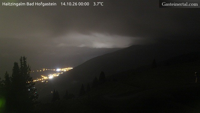 Archiv Foto Webcam Bad Hofgastein: Ausblick Haitzingalm