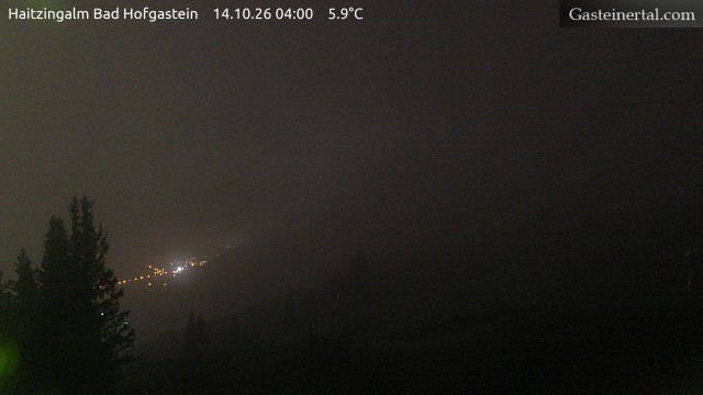 Archiv Foto Webcam Bad Hofgastein: Ausblick Haitzingalm