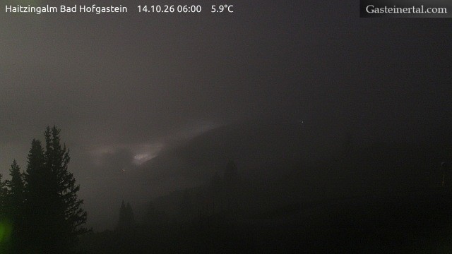 Archiv Foto Webcam Bad Hofgastein: Ausblick Haitzingalm