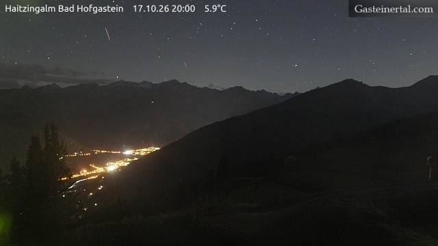 Archiv Foto Webcam Bad Hofgastein: Ausblick Haitzingalm