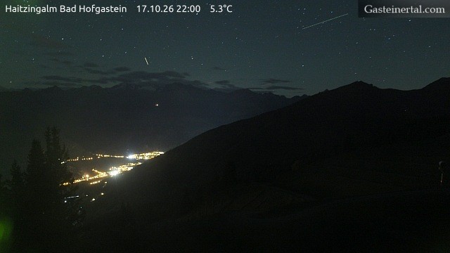 Archiv Foto Webcam Bad Hofgastein: Ausblick Haitzingalm