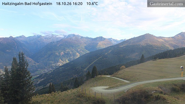 Archived image Webcam Haitzingalm View - Bad Hofgastein