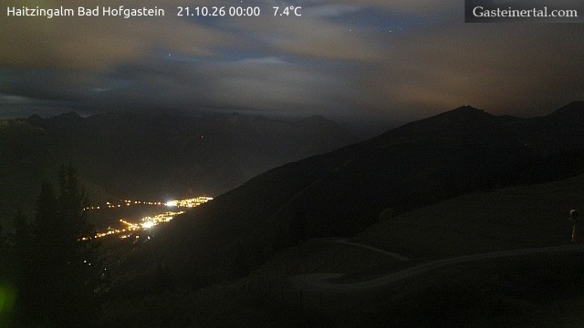 Archiv Foto Webcam Bad Hofgastein: Ausblick Haitzingalm