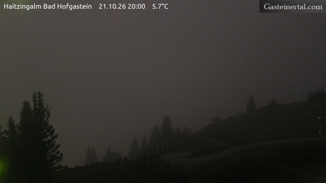 Archiv Foto Webcam Bad Hofgastein: Ausblick Haitzingalm