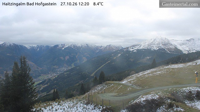 Archiv Foto Webcam Bad Hofgastein: Ausblick Haitzingalm