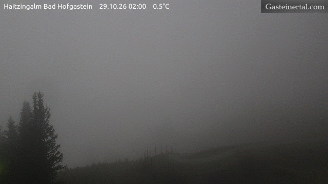 Archiv Foto Webcam Bad Hofgastein: Ausblick Haitzingalm