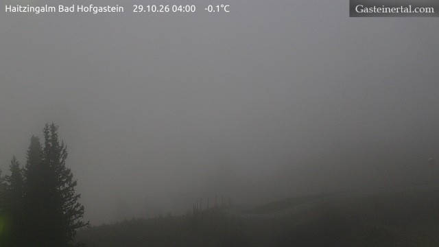 Archiv Foto Webcam Bad Hofgastein: Ausblick Haitzingalm