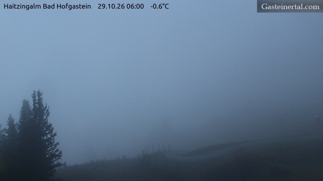 Archiv Foto Webcam Bad Hofgastein: Ausblick Haitzingalm
