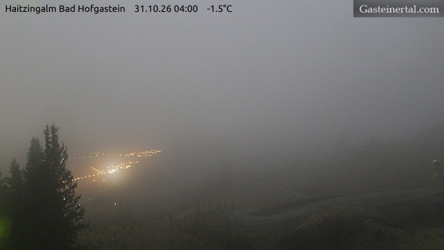 Archiv Foto Webcam Bad Hofgastein: Ausblick Haitzingalm