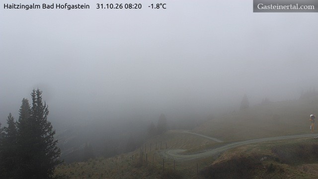 Archiv Foto Webcam Bad Hofgastein: Ausblick Haitzingalm