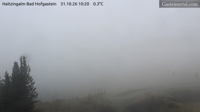 Archiv Foto Webcam Bad Hofgastein: Ausblick Haitzingalm