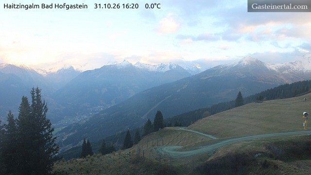 Archiv Foto Webcam Bad Hofgastein: Ausblick Haitzingalm