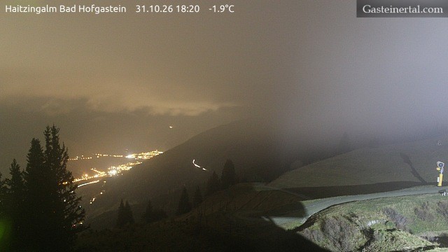 Archiv Foto Webcam Bad Hofgastein: Ausblick Haitzingalm