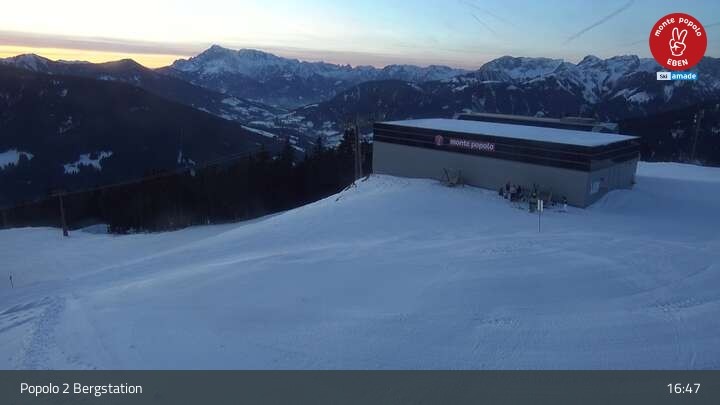 Archiv Foto Webcam Sesselbahn Popolo 2 in Eben im Pongau