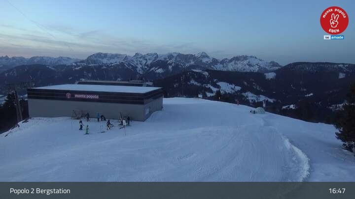 Archiv Foto Webcam Sesselbahn Popolo 2 in Eben im Pongau