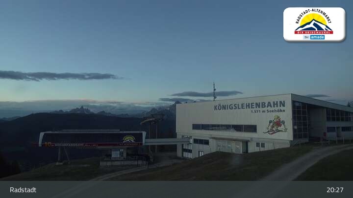 Archived image Webcam Kehmadhöhe (Radstadt Altenmarkt)
