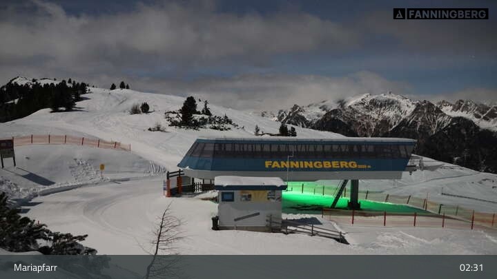 Archiv Foto Webcam Fanningberg - Bergstation
