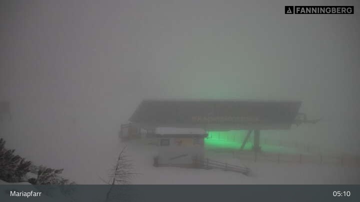 Archiv Foto Webcam Fanningberg - Bergstation