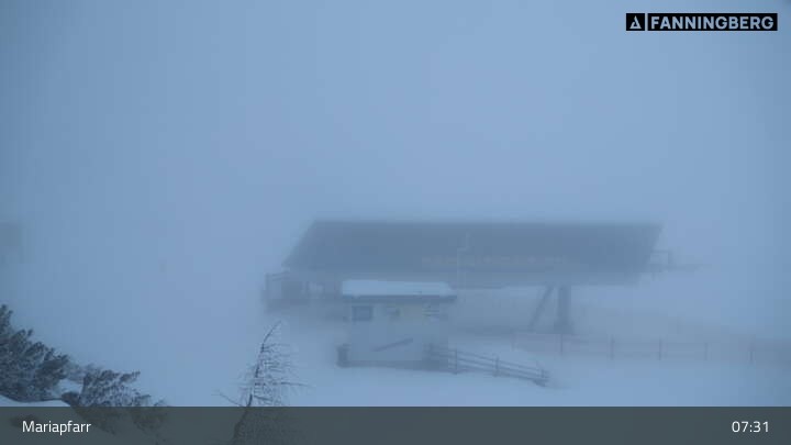 Archiv Foto Webcam Fanningberg - Bergstation