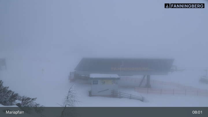 Archiv Foto Webcam Fanningberg - Bergstation
