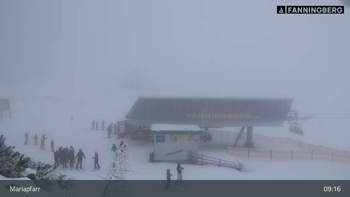 Archiv Foto Webcam Fanningberg - Bergstation