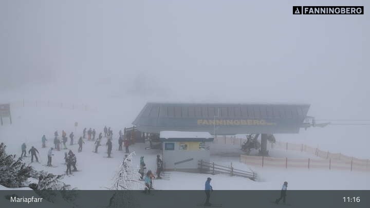 Archiv Foto Webcam Fanningberg - Bergstation