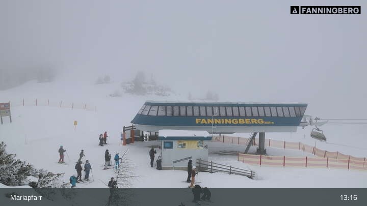 Archiv Foto Webcam Fanningberg - Bergstation