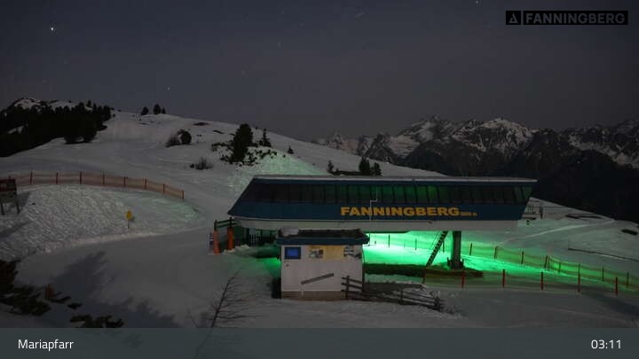 Archiv Foto Webcam Fanningberg - Bergstation