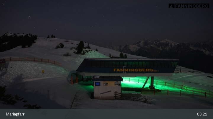 Archiv Foto Webcam Fanningberg - Bergstation