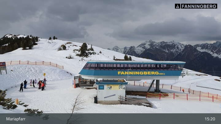 Archiv Foto Webcam Fanningberg - Bergstation
