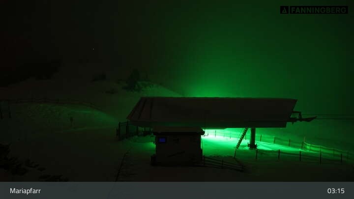 Archiv Foto Webcam Fanningberg - Bergstation