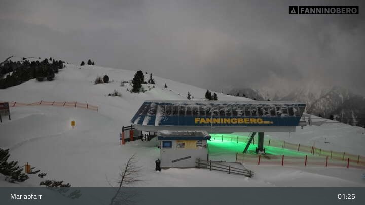 Archived image Webcam Fanningberg - Top Station