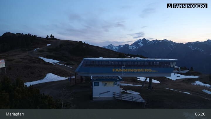 Archiv Foto Webcam Fanningberg - Bergstation