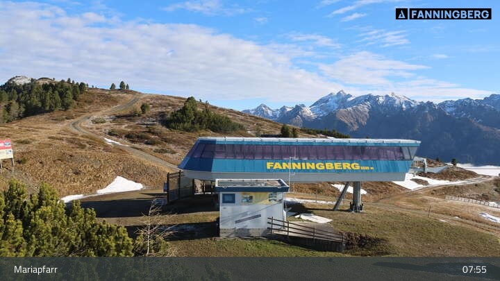 Archived image Webcam Fanningberg - Top Station