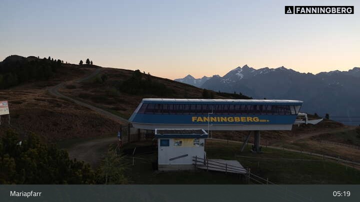 Archiv Foto Webcam Fanningberg - Bergstation